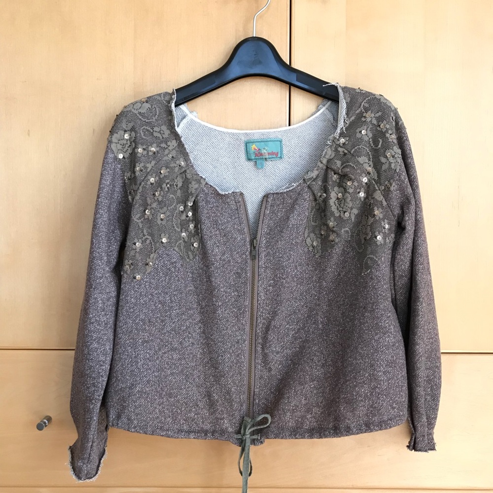 Cropped Zip Jacket - image 1